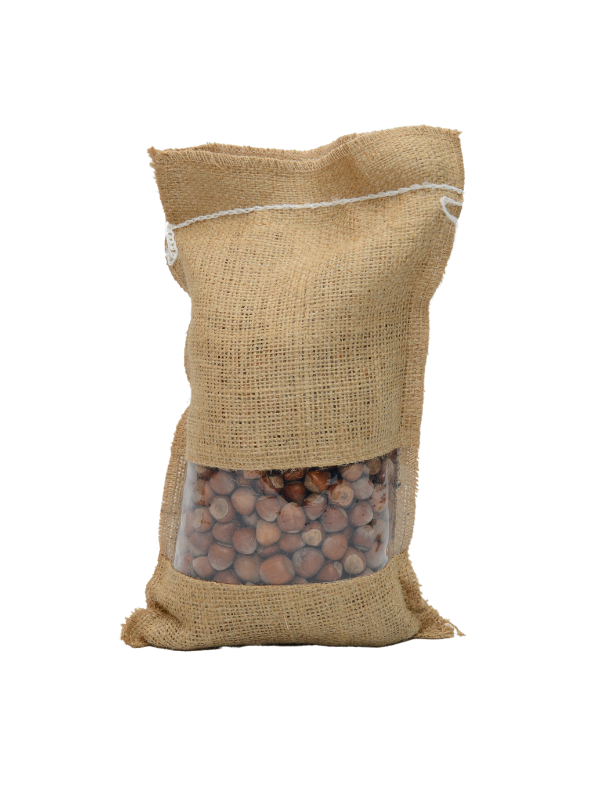 5 kg  kabuklu fındık jüt çuvalda