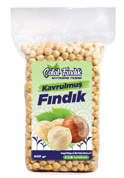 500 gr kavrulmuş fındık